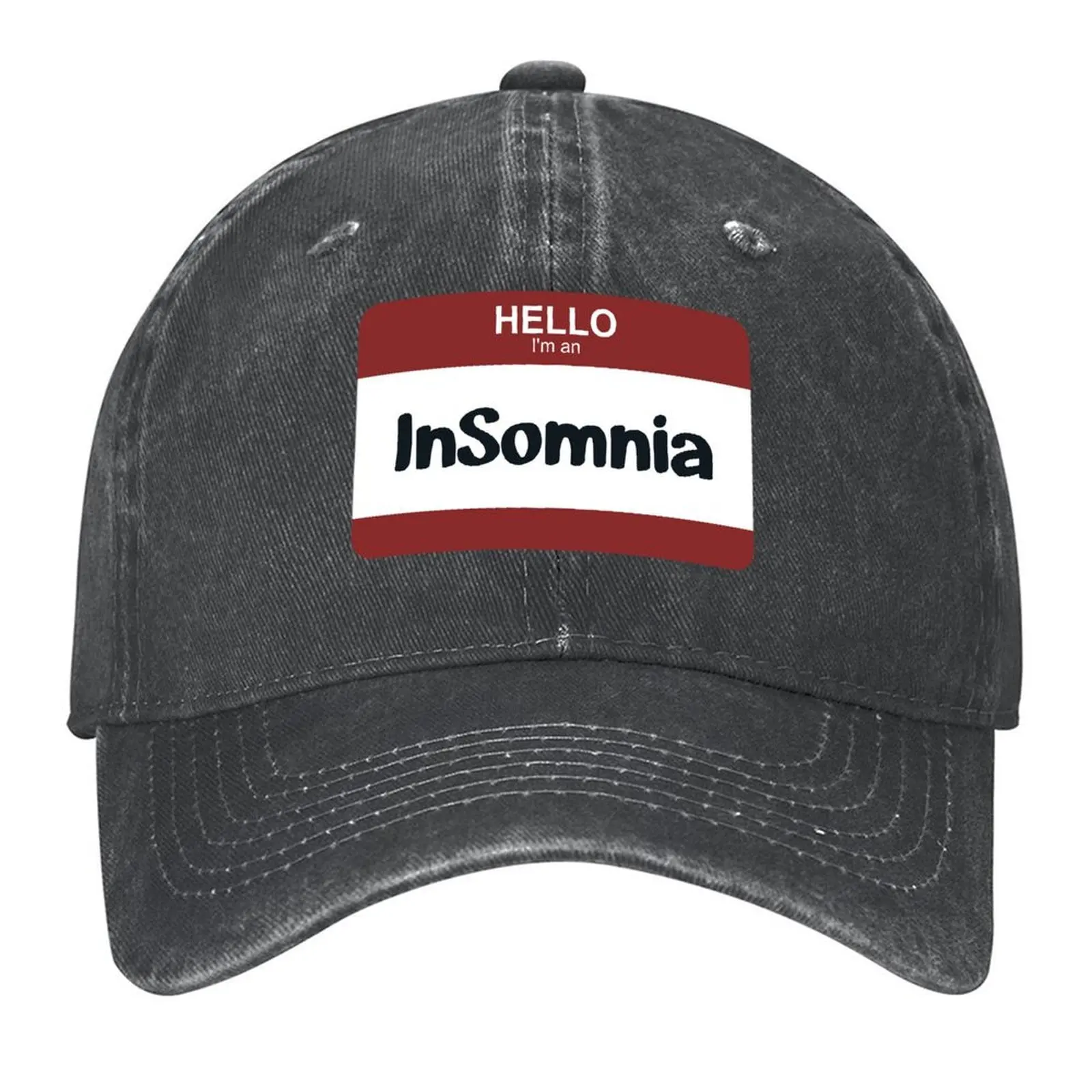 

I'm an InSomnia Baseball Cap cute designer cap Ball Cap Funny hats Golf Women Men's