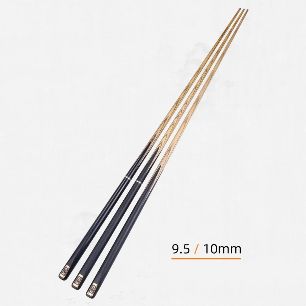 O'MIN Classic 9.5mm/10mm Snooker Billiard Cue Stick, Handmade Ash Wood & Ebony Pool Cue