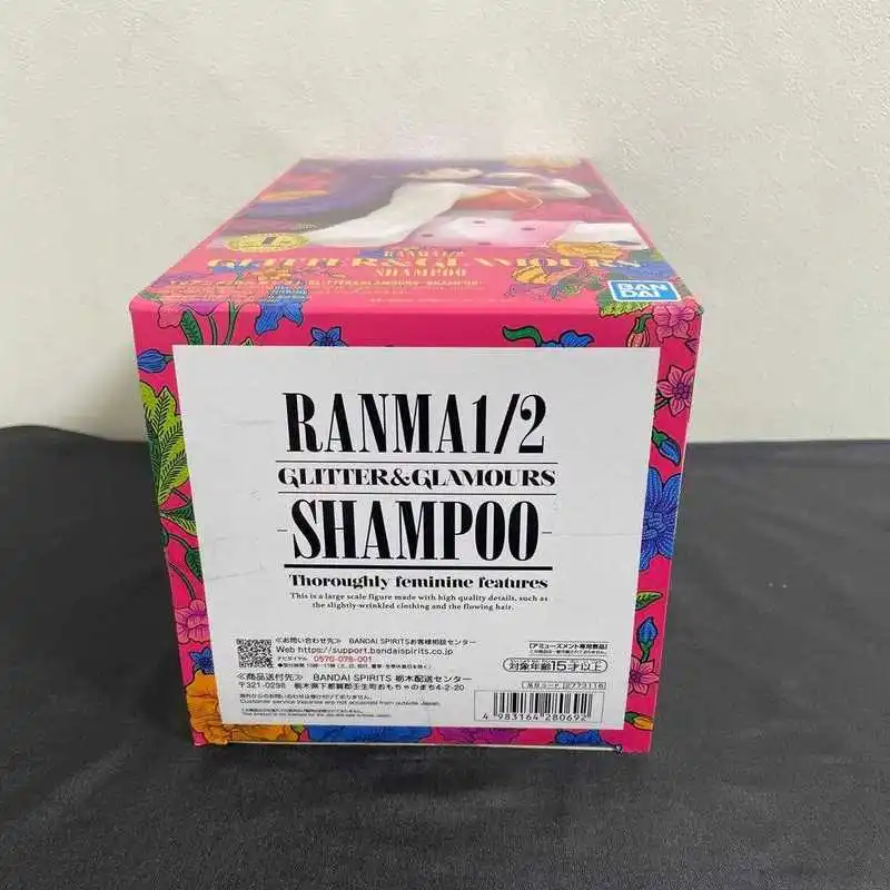 오리지널 BANPRESTO GLITTER&GLAMOURS 란마 1/2 샴푸 피규어 애니메이션 모델 장난감
