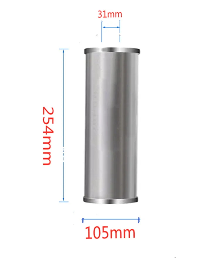 

10 inch big fat filter element 50 mesh 304 all stainless steel filter element water purifier filter screen can be cleaned filter