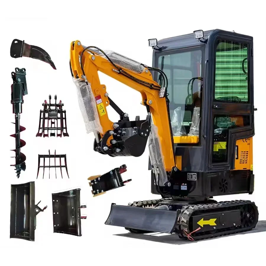 Explosive New Products Small Excavator Price with Enclosed Cabin 2t Excavator Suppliers Machinery Excavateurs