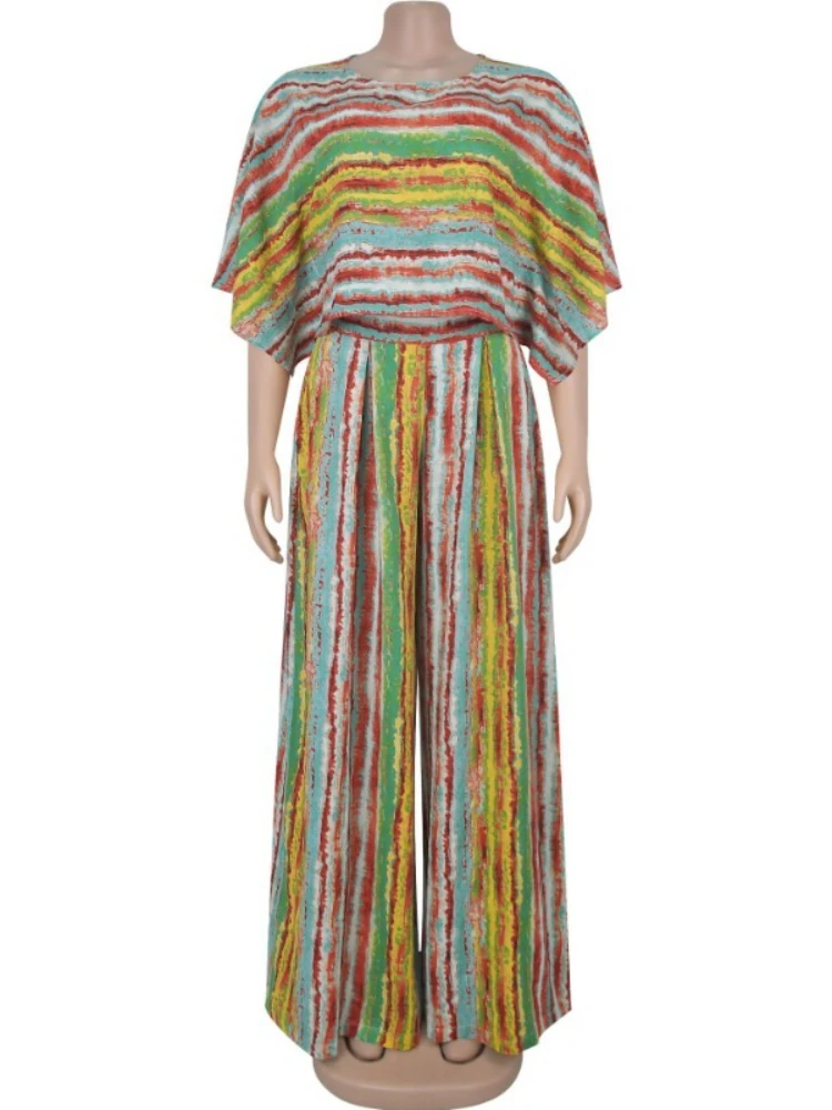 

2 Piece Women Sets Dashiki African New Arrival Autumn Winter Matching Sets Two Pieces Sets Top Pants Suits Outfits Clothing 2025