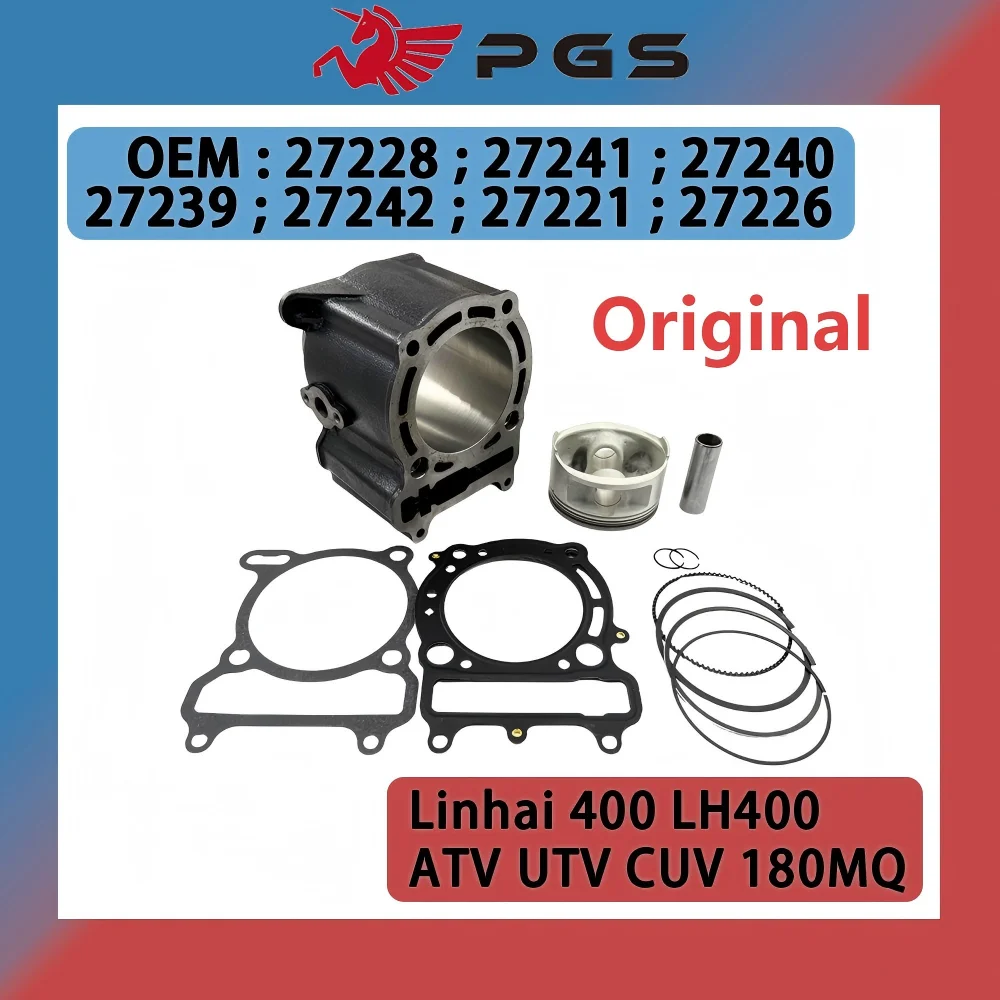 

Original Cylinder kit For Linhai 400 LH400 ATV UTV CUV 180MQ 27228 27241 27240 27239 27242 27221 27226