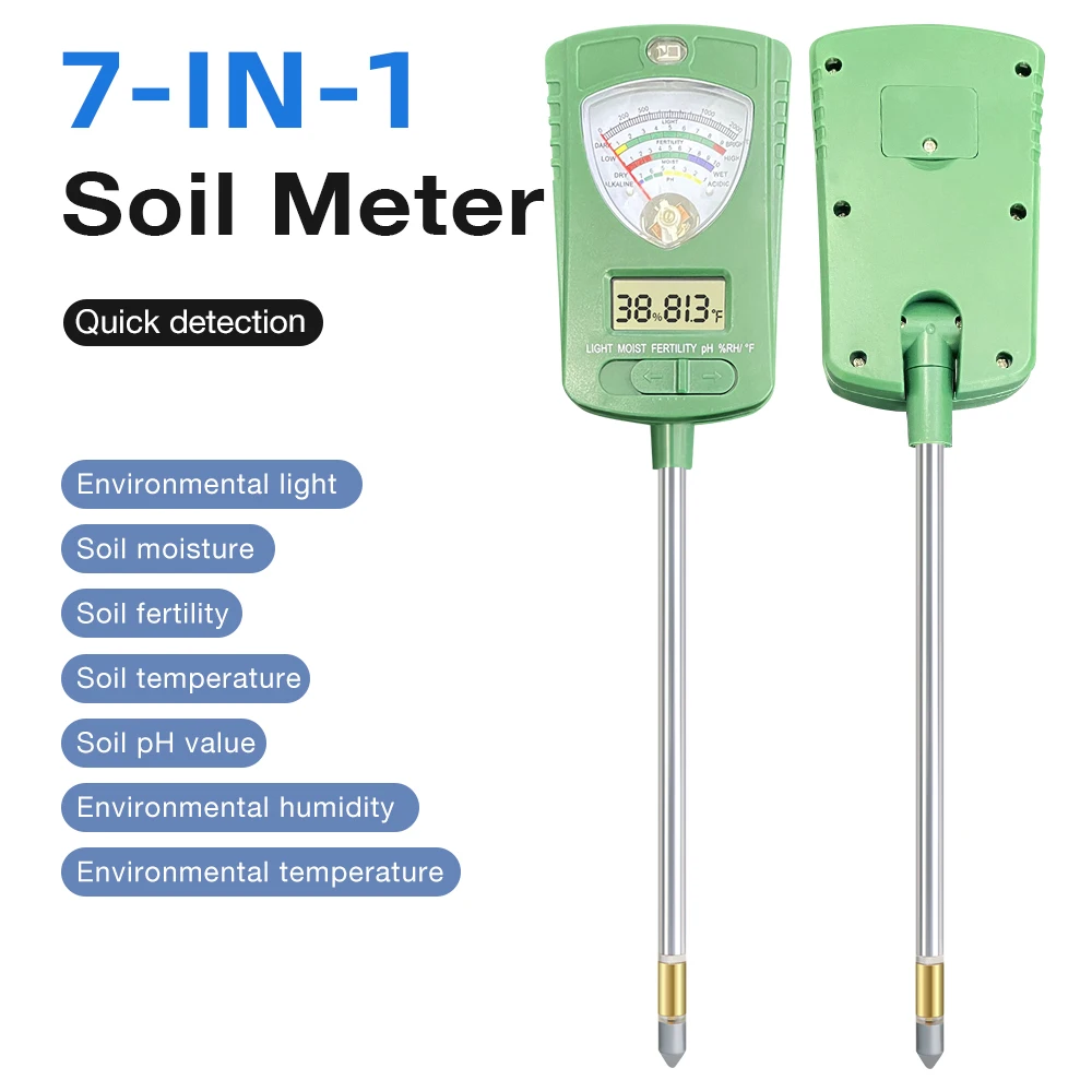 7-In-1 Soil Ph Mete…