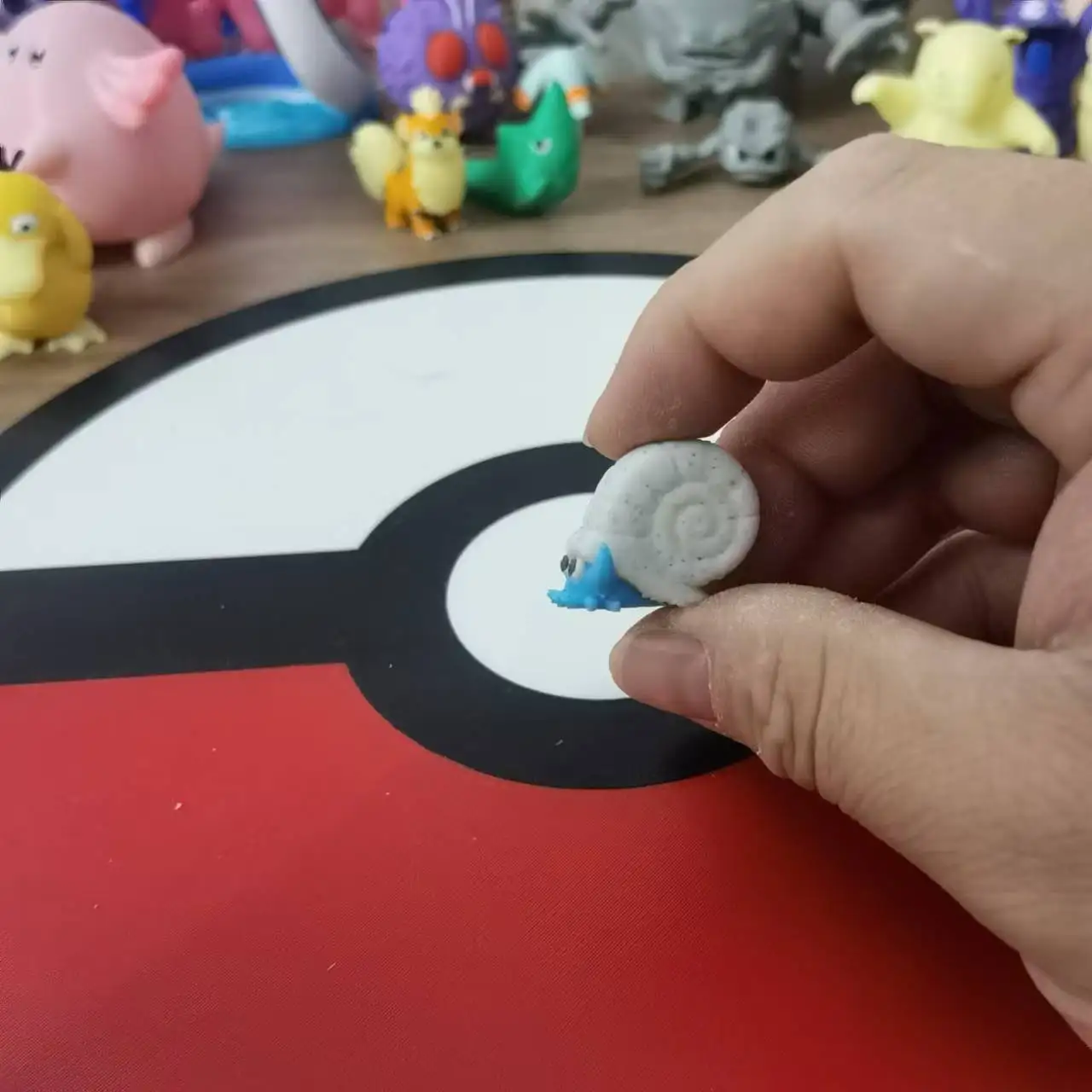 อะนิเมะใหม่ Omastar Omanyte ตัวเลข Poliwhirl Poliwrath สัดส่วน World 1:20 Diy 3d การพิมพ์การ์ตูนเดสก์ท็อปรุ่นของเล่นเด็กของขวัญ