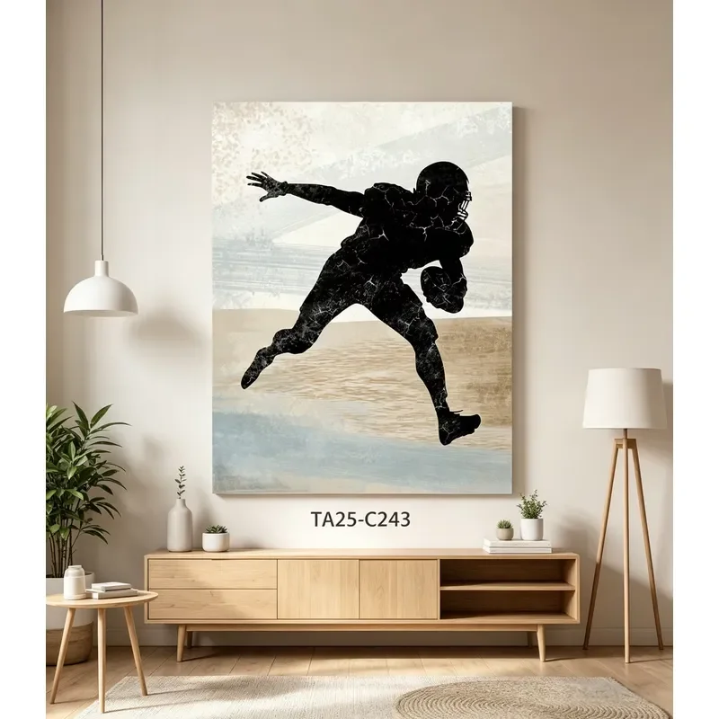 Vintage Oil Painting Landscape Canvas Wall Art Luxury Home Decor Glossy Finish Handmade Texture Print for Living Room Bedroom