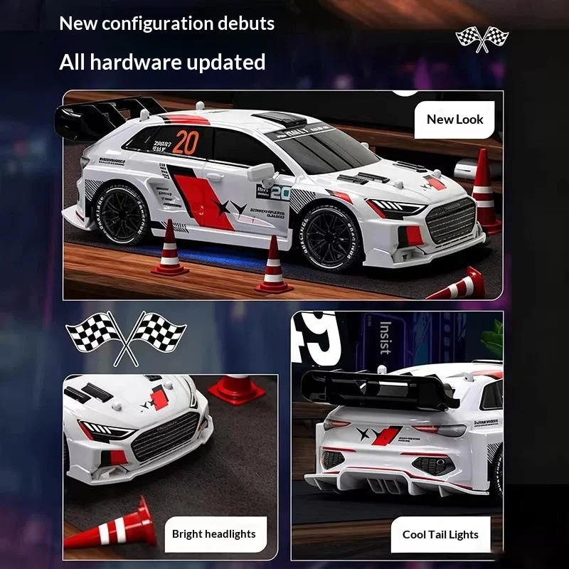 A3 RC Rally Racing Car 4WD Drift Model Vehicle High Speed Hobby Toy, Boys Kids Birthday Present Indoor Outdoor Play Gift 2026
