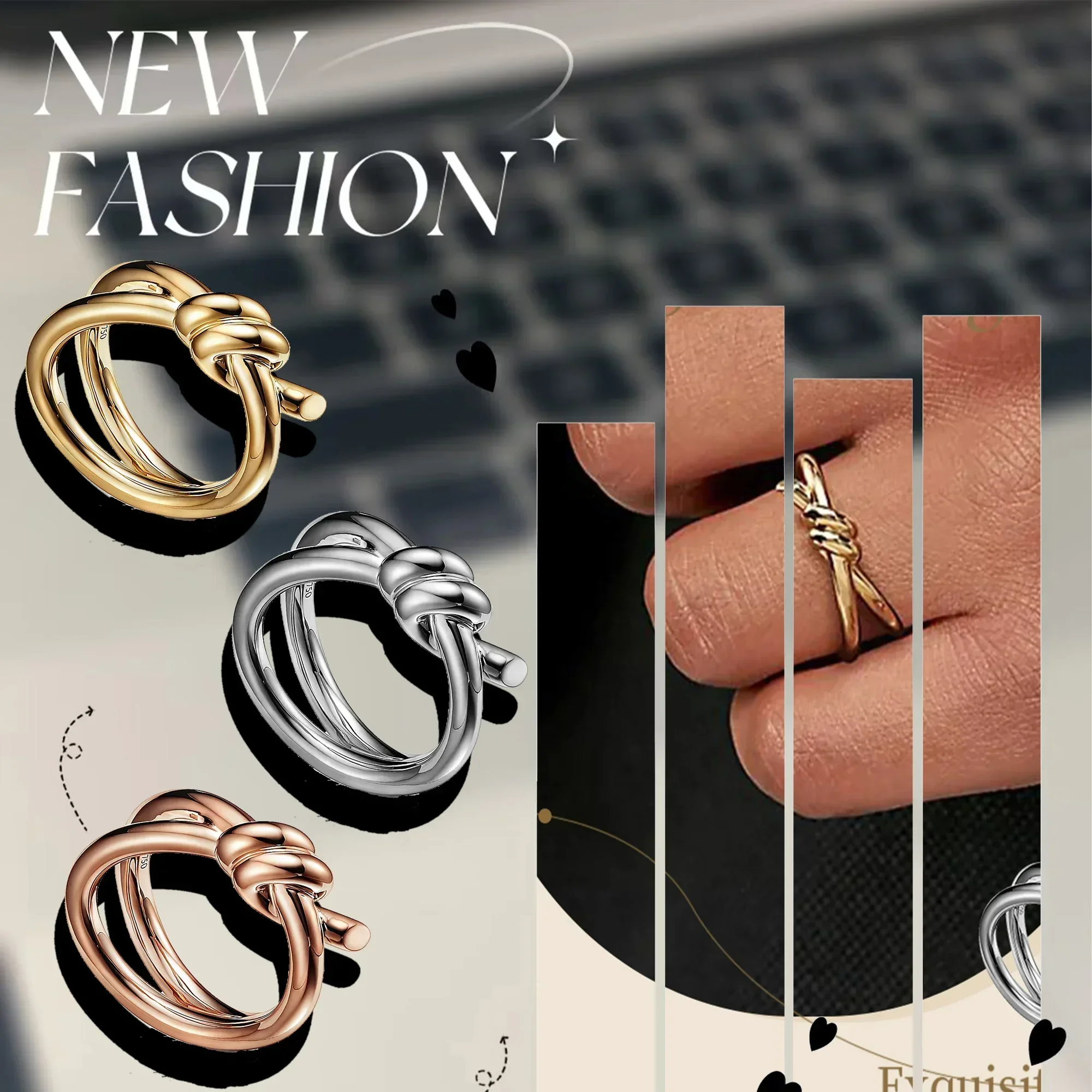 

S925 Silver Coupon Ring, Valentine's Day Proposal & Anniversary Gift, Light Luxury