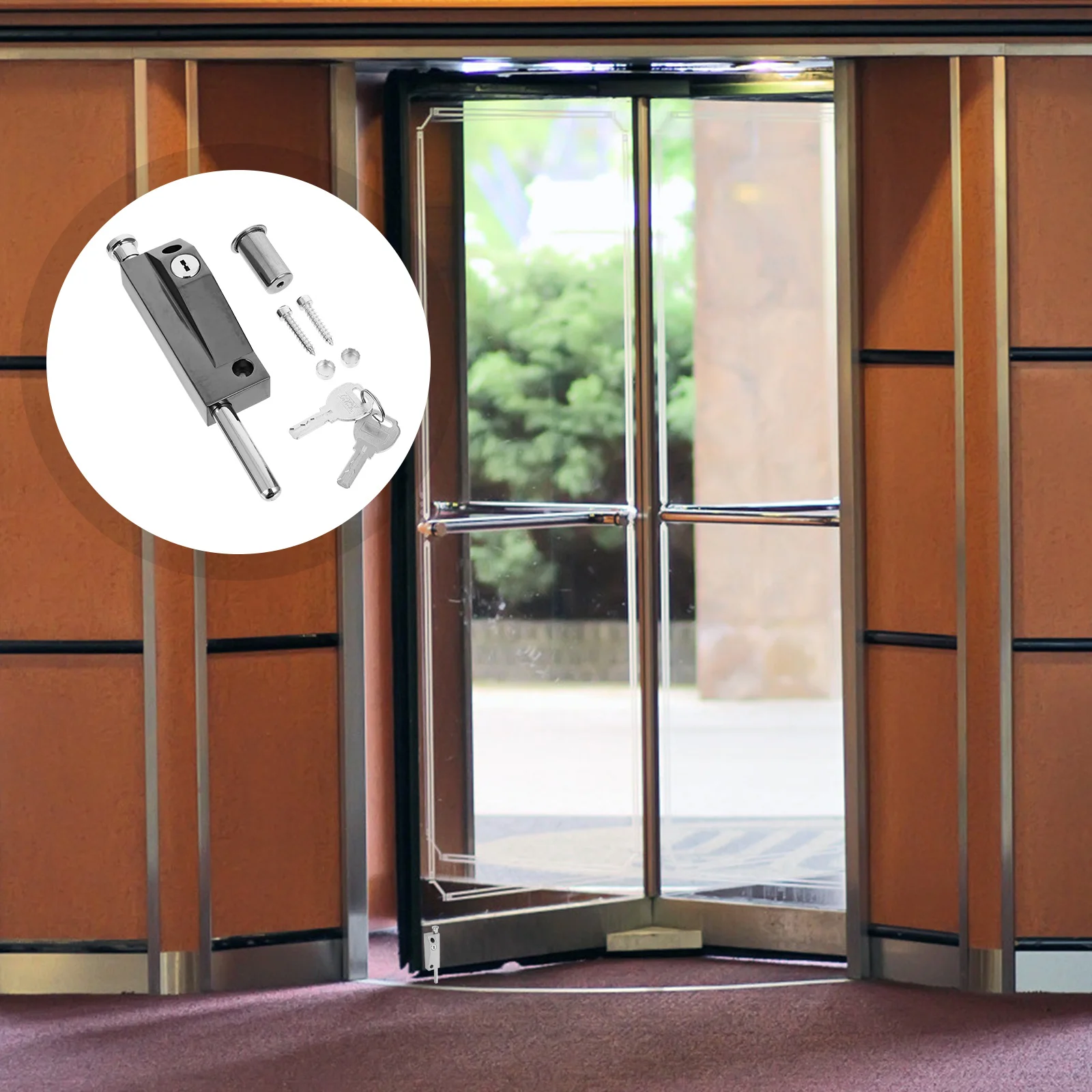 

Heavy Duty Wood Door Zinc Alloy Bolt Lock Spring Latch Slide Fastener Robust Construction Smooth Surface No Hand Injury Risk