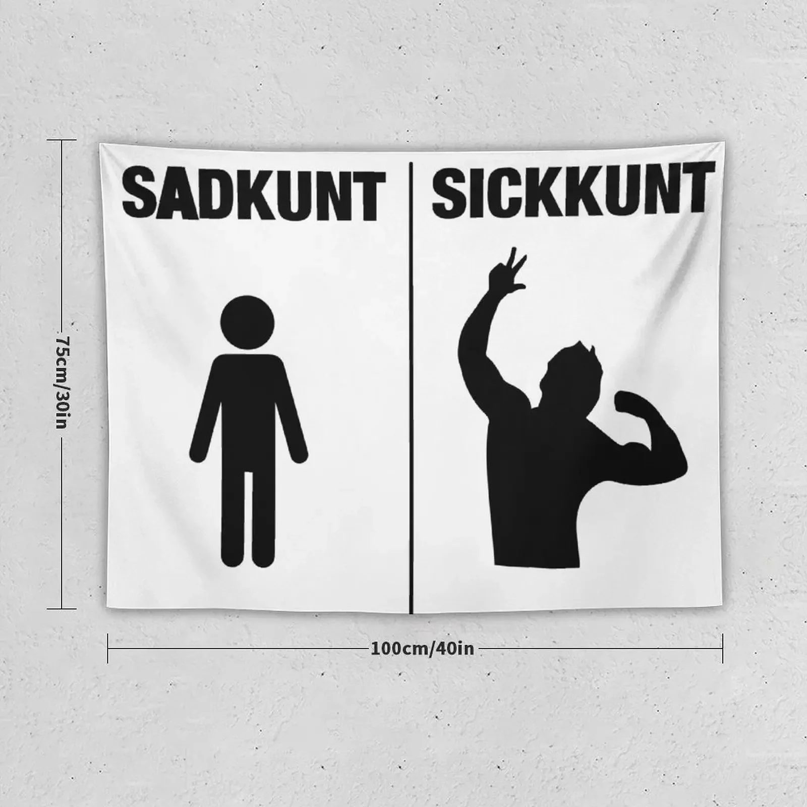 Zyzz Sadkunt Sickkunt Gym Bodybuilding Motivational Aesthetic Veni Vidi Vici Design Tapestry Home Decorations Tapestry