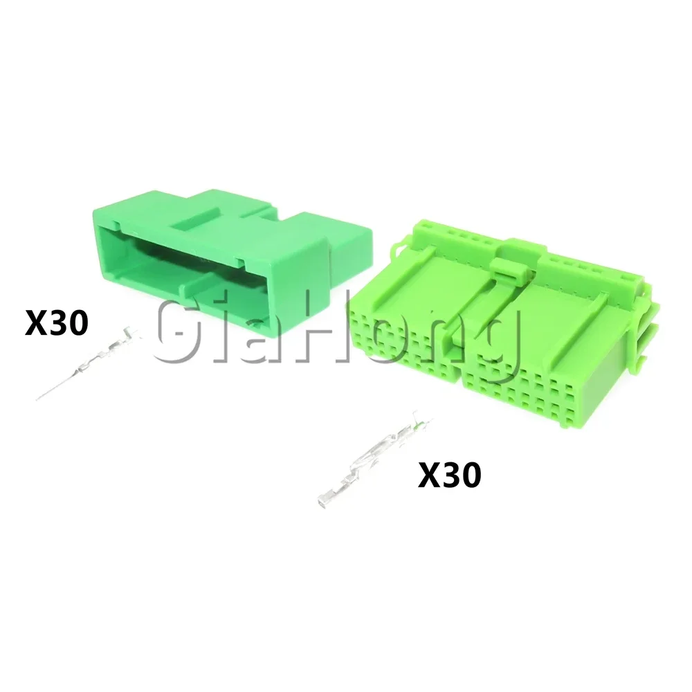 1 Set 30 Ways AC Assembly Car Instrument Male Female Wiring Harness Sockets For Honda Auto Unsealed Connector IL-AG5-30S-D3C1