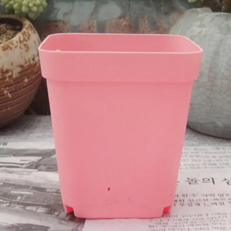 Square Seedling Pot Durable And Sturdy Multi Color Square Nursery Pot Colourful Small Square Pots Gardening Supplies For Small