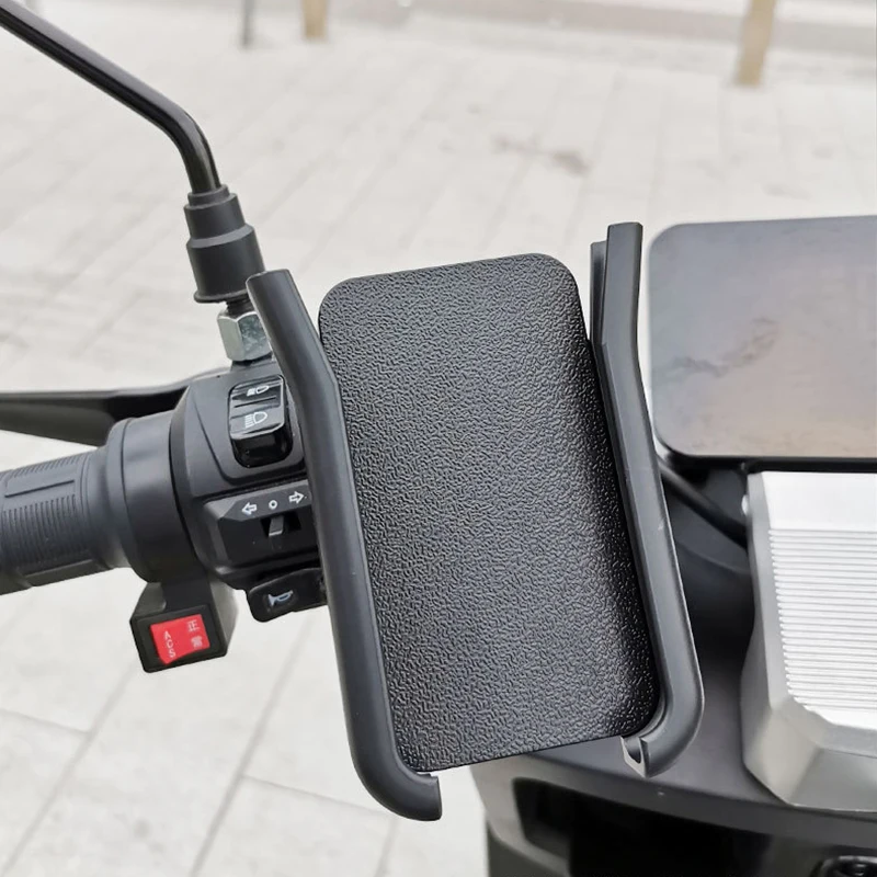 Motorcycle Shockproof Riding Phone Holder Universal Electric Vehicle Scooter Handlebar Cellphone Brackets Rearview Mirror Stand