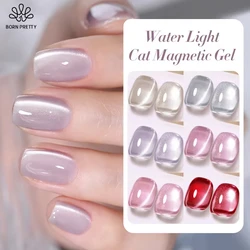 BORN PRETTY Water Light Cat Magnetic Gel Nail Polish 10ML Sparkling Semi Permanent Soak Off UV LED Crystal Magnetic Gel Polish