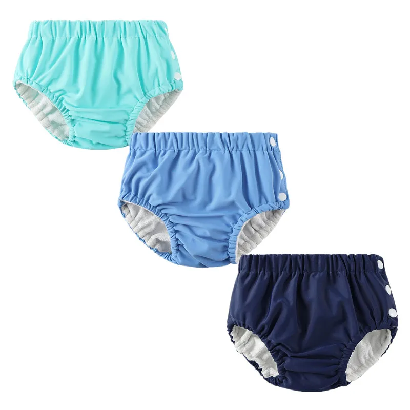 3 قطعة/الوحدة حفاضات السباحة المقاومة للماء المعاد تدويرها وقابلة لإعادة الاستخدام وقابلة للغسل #2