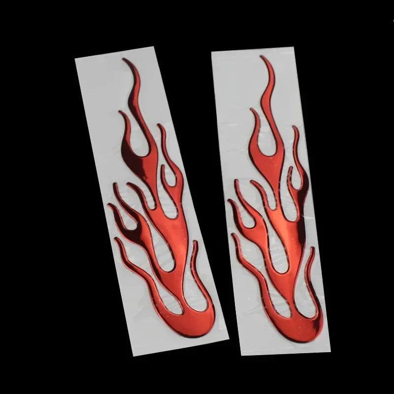 Car Motorcycle 3D Flame Fire Reflective Sticker Vinyl Decal individualized Touring Atv Scooter Off-road