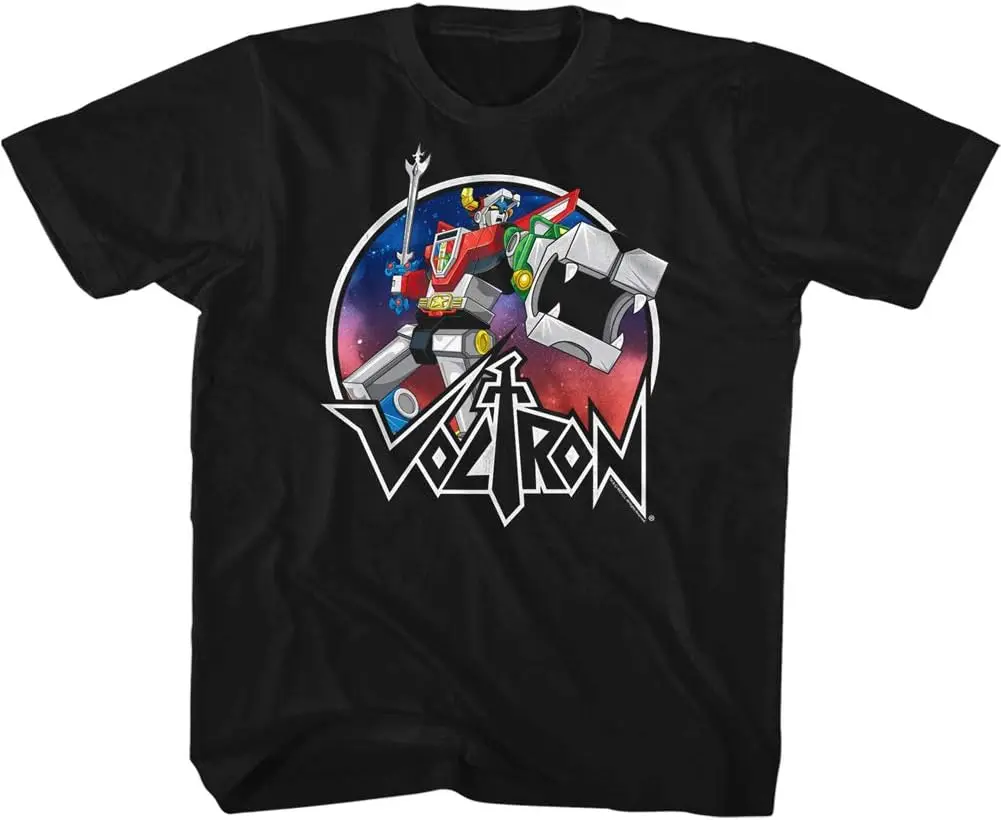 American Classics Voltron Animated TV Show Circle Robot Sketch Toddler Short Sleeve T-Shirt Graphic Tee