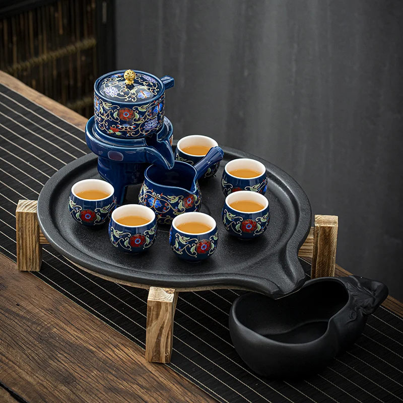 

Office Teaware Tea Tray Modern Home Coffeeware Kitchen Luxury Ceramic Tray Portable Plate Plateau En Bois Tea Accessories