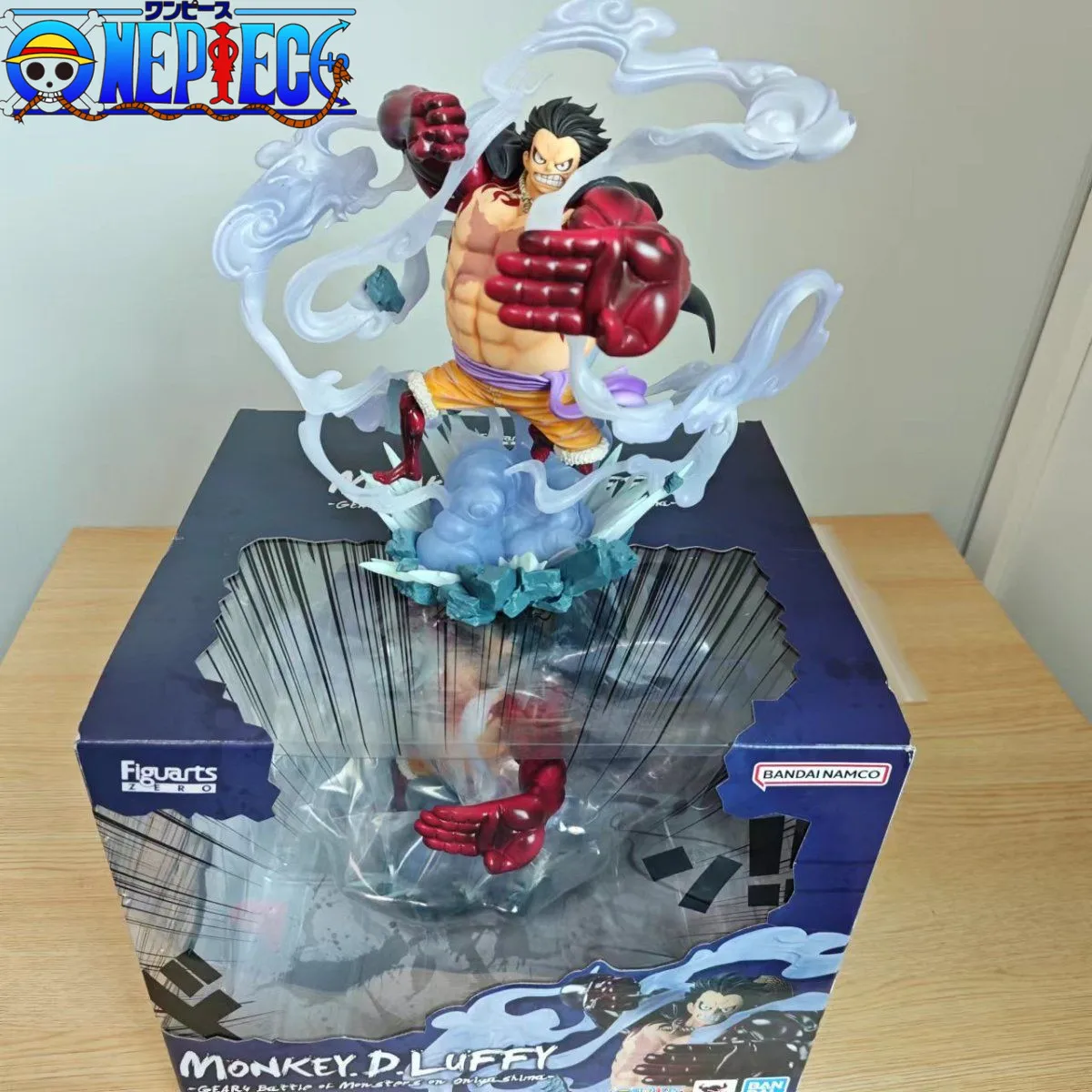 20cm One Piece Peripherals Monkey D. Luffy Gear 4 Model Dolls Action Luffy Pvc Anime Figure Decoration Collection Adult Kid Gift