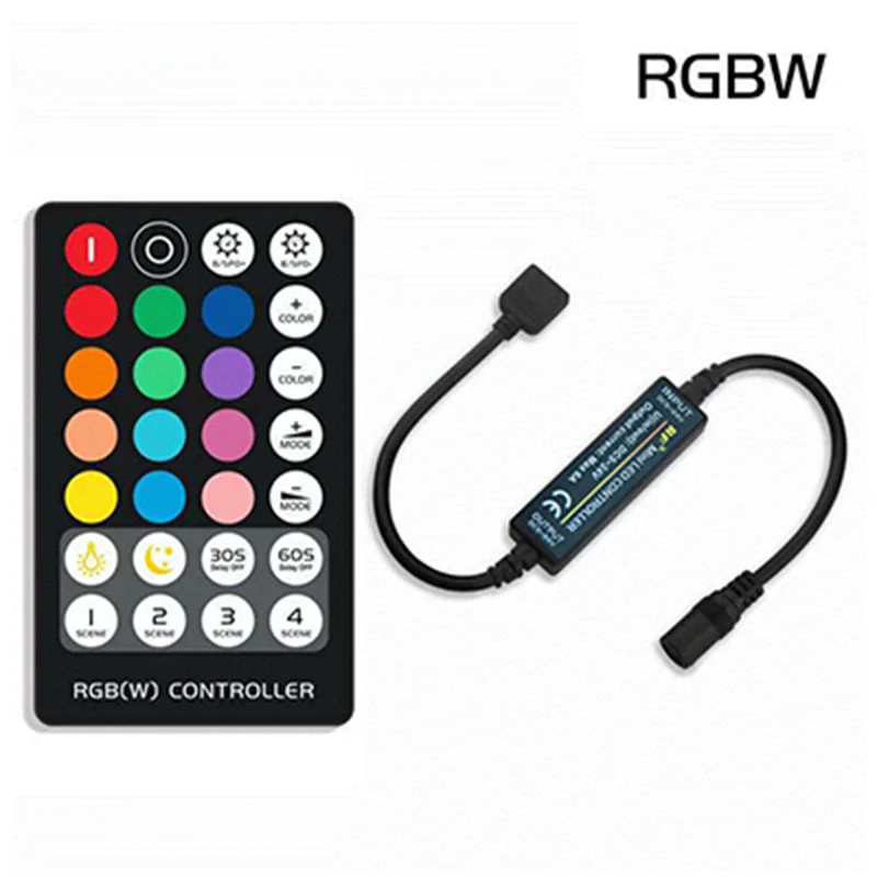 LED Controller Wireless Remote Control for Single Color Double White RGB RGBW TV Desktop Screen BackLight LED Strip Light