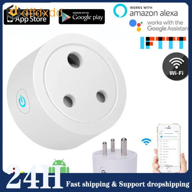 Wifi Plug Home Timer Voice Control 100-240v 10a Works With Amazon Alexa/for Assistant Pc Smart Power Socket