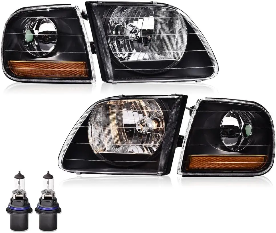

Фара в сборе, совместимая с Ford F150 2004 F150 Heritage/Fit 1997-2002 Expedition/Fit 1998-1999 F250 с лампами