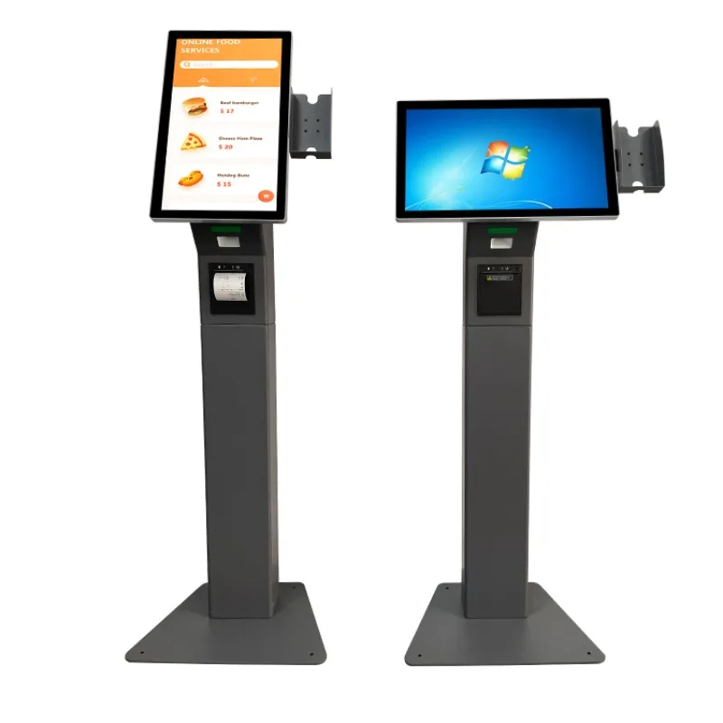 15.6 21.5 Inch Touch Screen Printed Donation Kiosks Android windows Small Self Service Payment Printing Kiosk