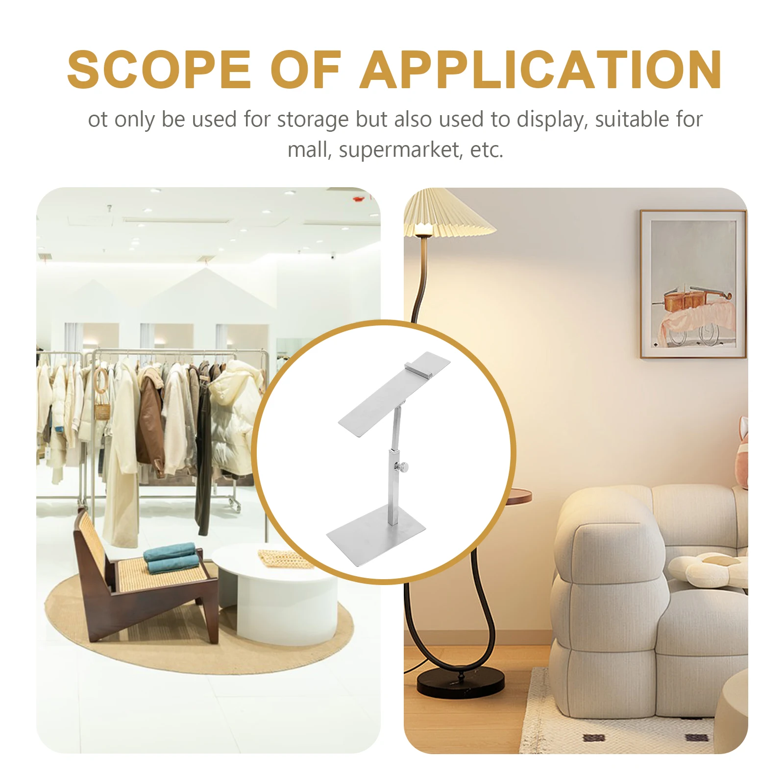 

High Heels Display Stand Hardware High-heeled Shoes Rack Retail Adjustable Riser for