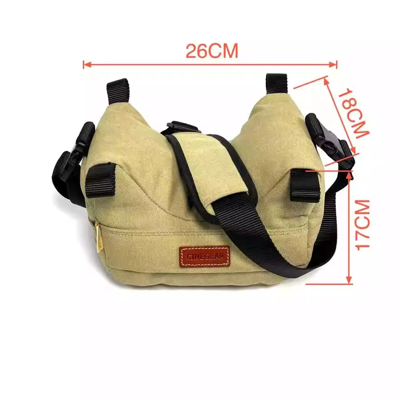 Mini camera saddle bag Saddle Bag Machine Low Angle cushion bag car clapper holding assist bag