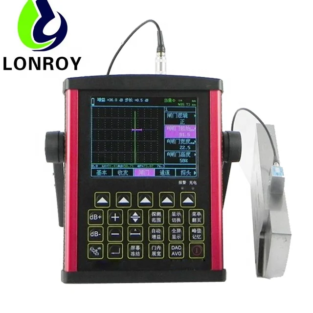Ultrasound Test Instrument Metal Flaw Detector/ Portable Digital Ultrasonic Flaw Detection Thickness Gauge view 3