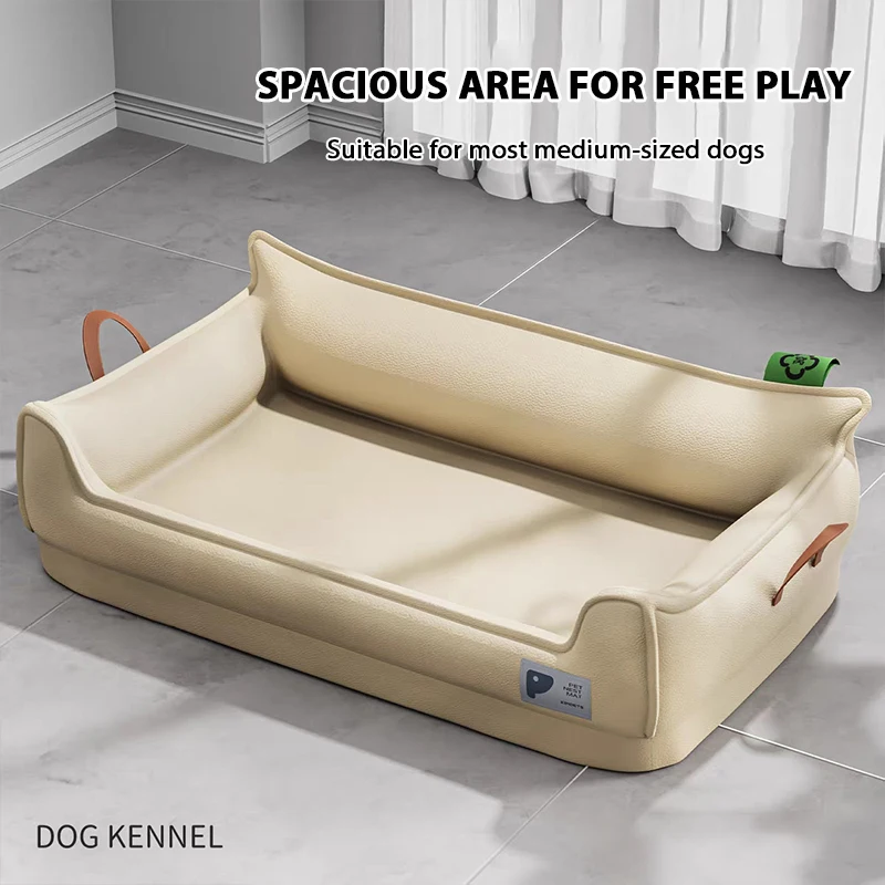 Orthopedic Leather Dog Bed 5
