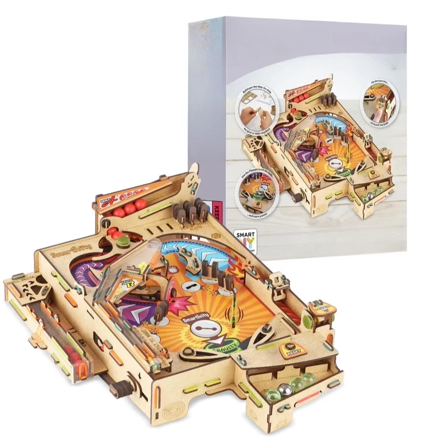 Classic pachinko machine DIY handmade wooden model assembly model