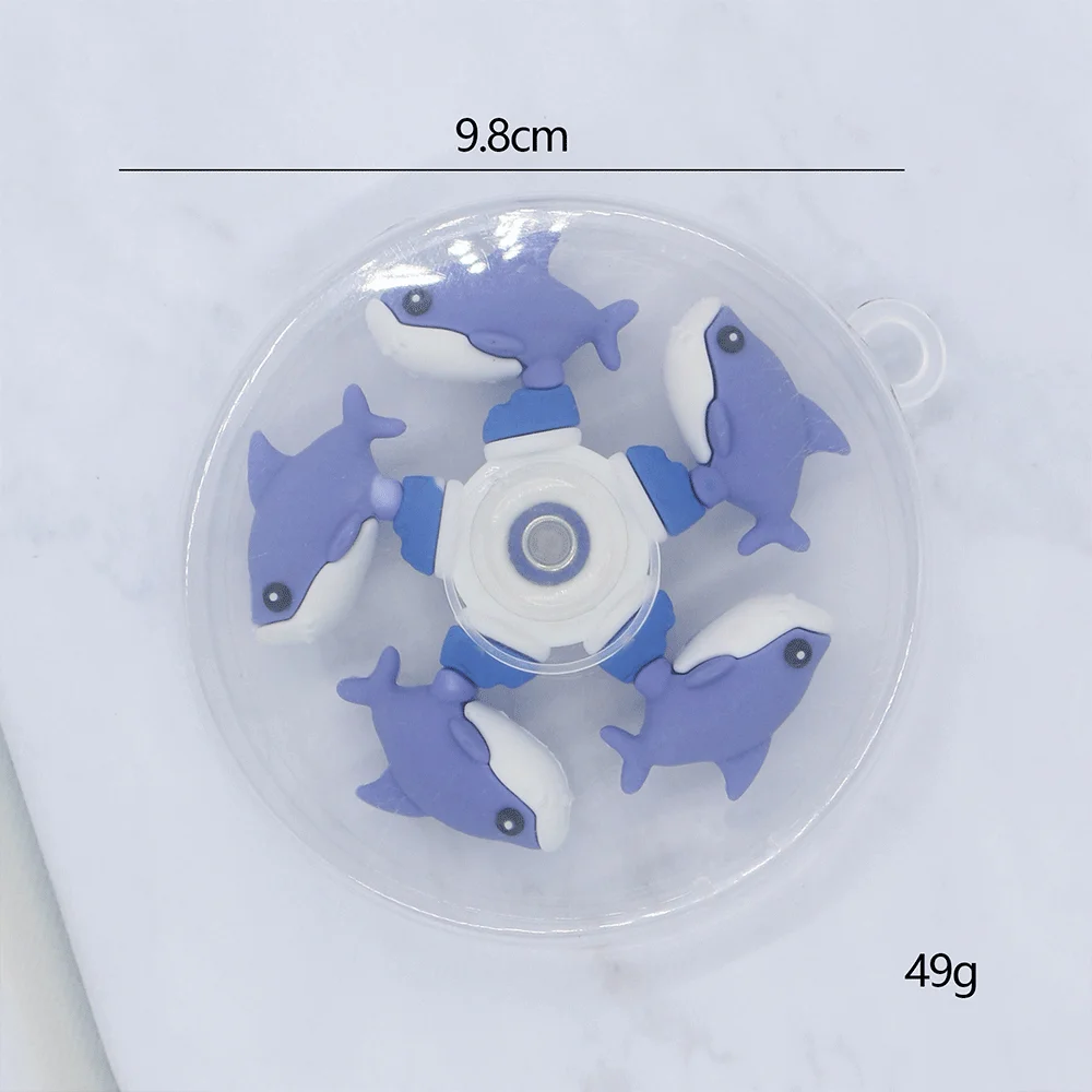 イタリアンブレインロット タン デフォームド フィジェットスピナー チェーントイ アンチストレス ハンドスピナー ベントトイ 大人用 ストレス解消 フィジェット センサリージャイロ