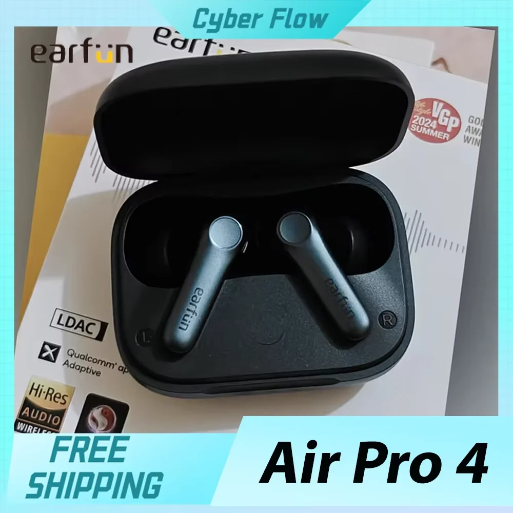 EarFun Air Pro 4 écouteur sans fil réduction Active du bruit HI-FI Bluetooth5.4 écouteurs e-sports IPX5 étanche PC Gamer écouteurs EarFun Air Pro 4 écouteur sans fil réduction Active du bruit HI-FI Bluetooth5.4 écouteurs e-sports IPX5 étanche PC Gamer écouteurs