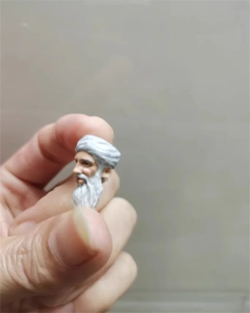 

YYDS 1/18 Soldier Doll Middle Eastern People Male Head Carving Sculpture Model Toy Fit 3.75'' Action Figures Body In Stock