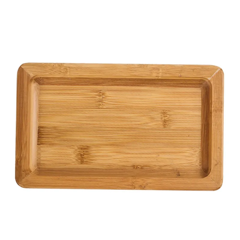 Multifunctional Bamboo Wooden Tobacco Cone Holder Portable Herb Rolling Tray Cigarettes Accessories