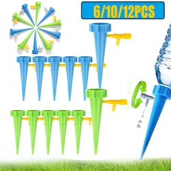 Sistema de riego automático por goteo para plantas, sistema de goteo para interior, hogar y jardín, 6, 10 y 12 unidades