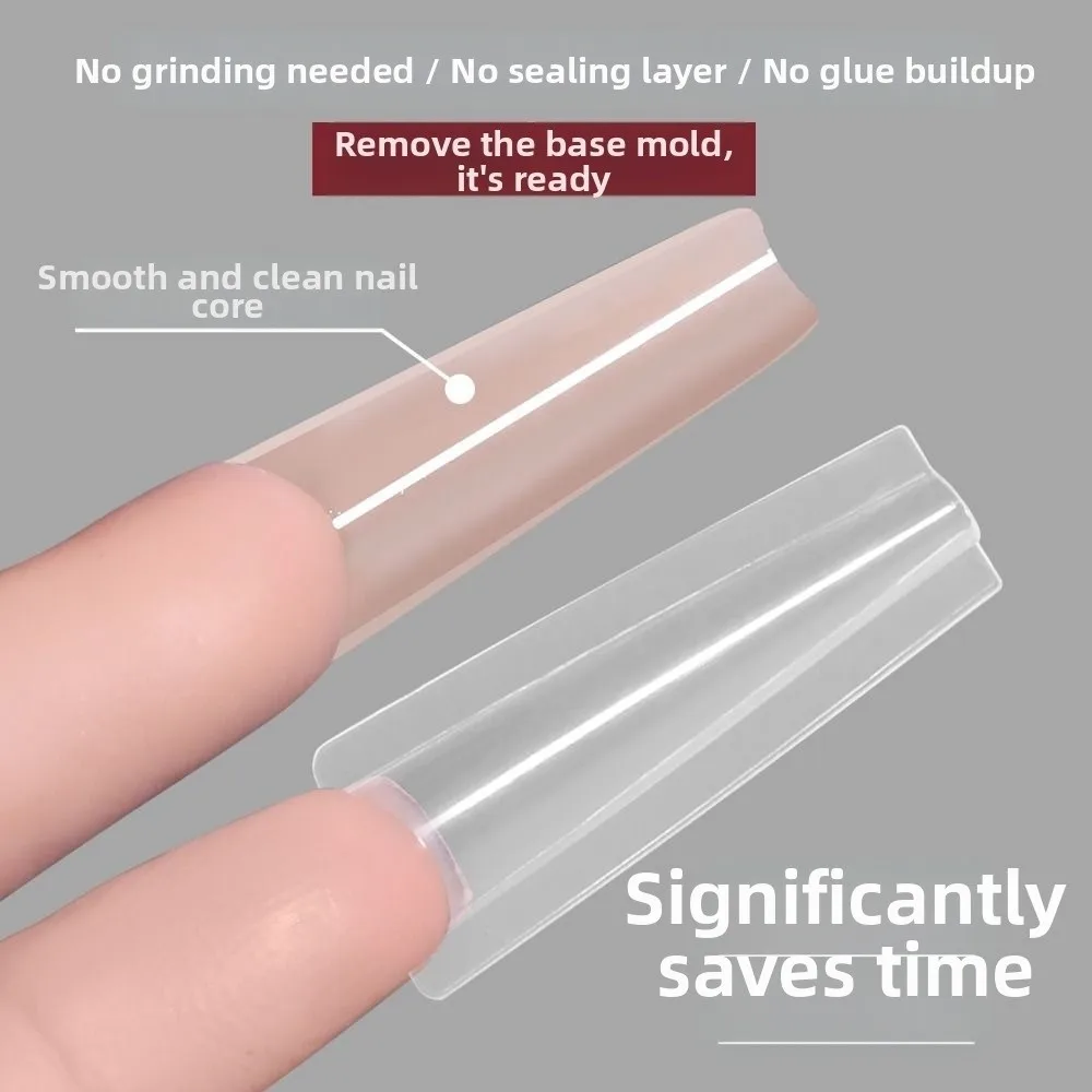 핫 15사이즈 샌드위치 듀얼 네일 폼, 초박형 코핀 네일 폼, 타임 세이브 탑 몰드, 바텀 몰드, 네일 익스텐션