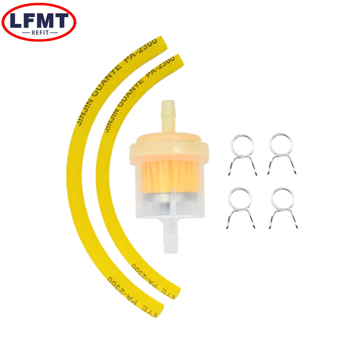 For 49cc 50cc 110cc 125cc Motocross Dirt Pit Bike Moped Scooter ATV Go Kart Motorcycle Unive rsal Gas Fuel Filters and Fuel Pipe