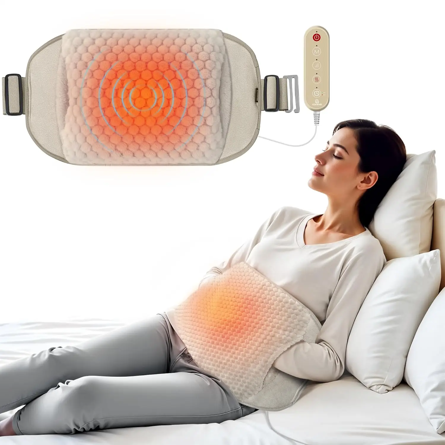 Грелка COMFIER для облегчения боли в спине