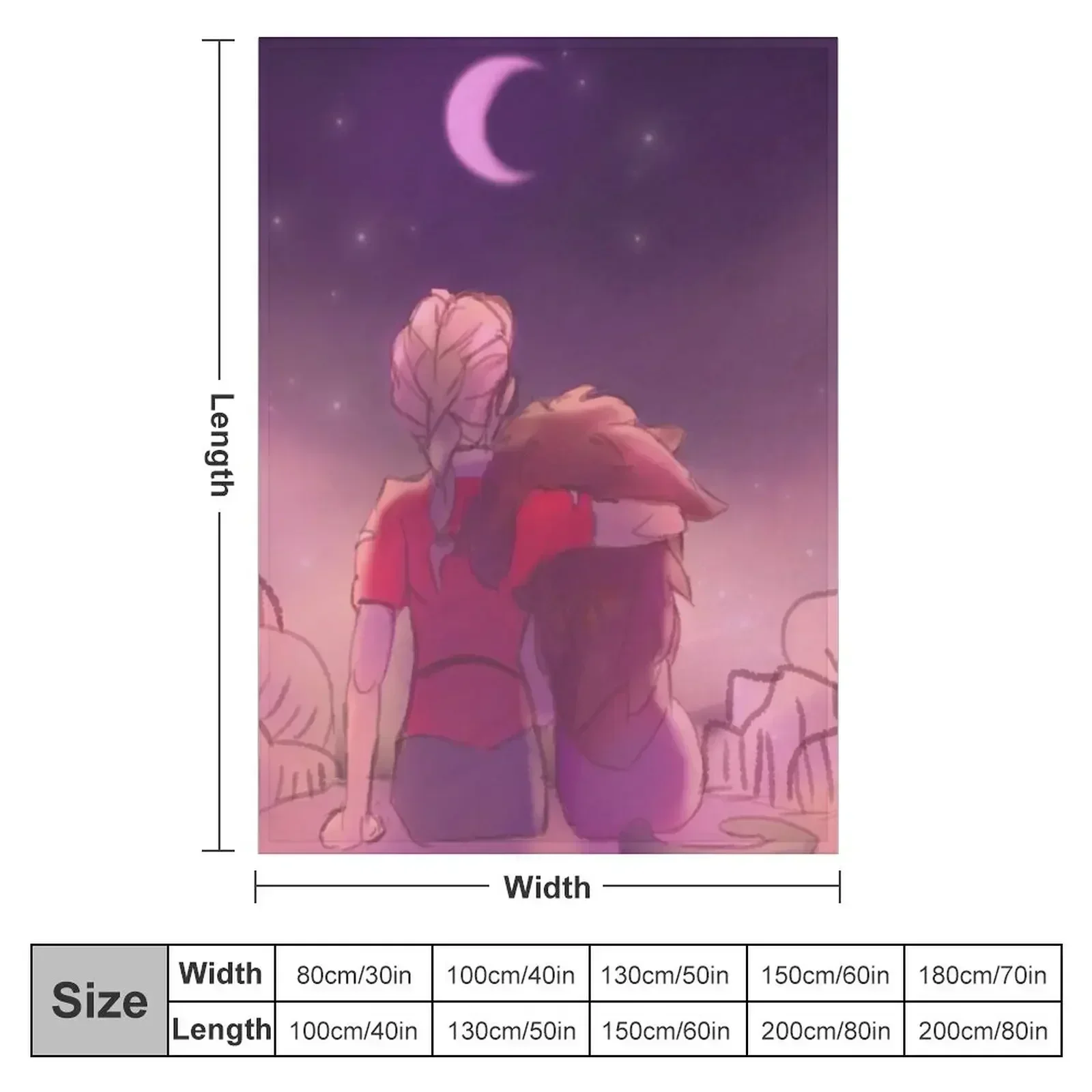 Starry Skies Throw Blanket for sofa blankets and throws manga Baby Sofa Summer Blankets