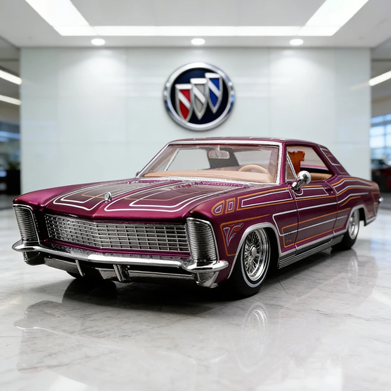 

Maisto 1:26 Buick Riviera 1965 Modified Alloy Car Diecasts & Toy Vehicles Car Model Miniature Scale Model Car For Children