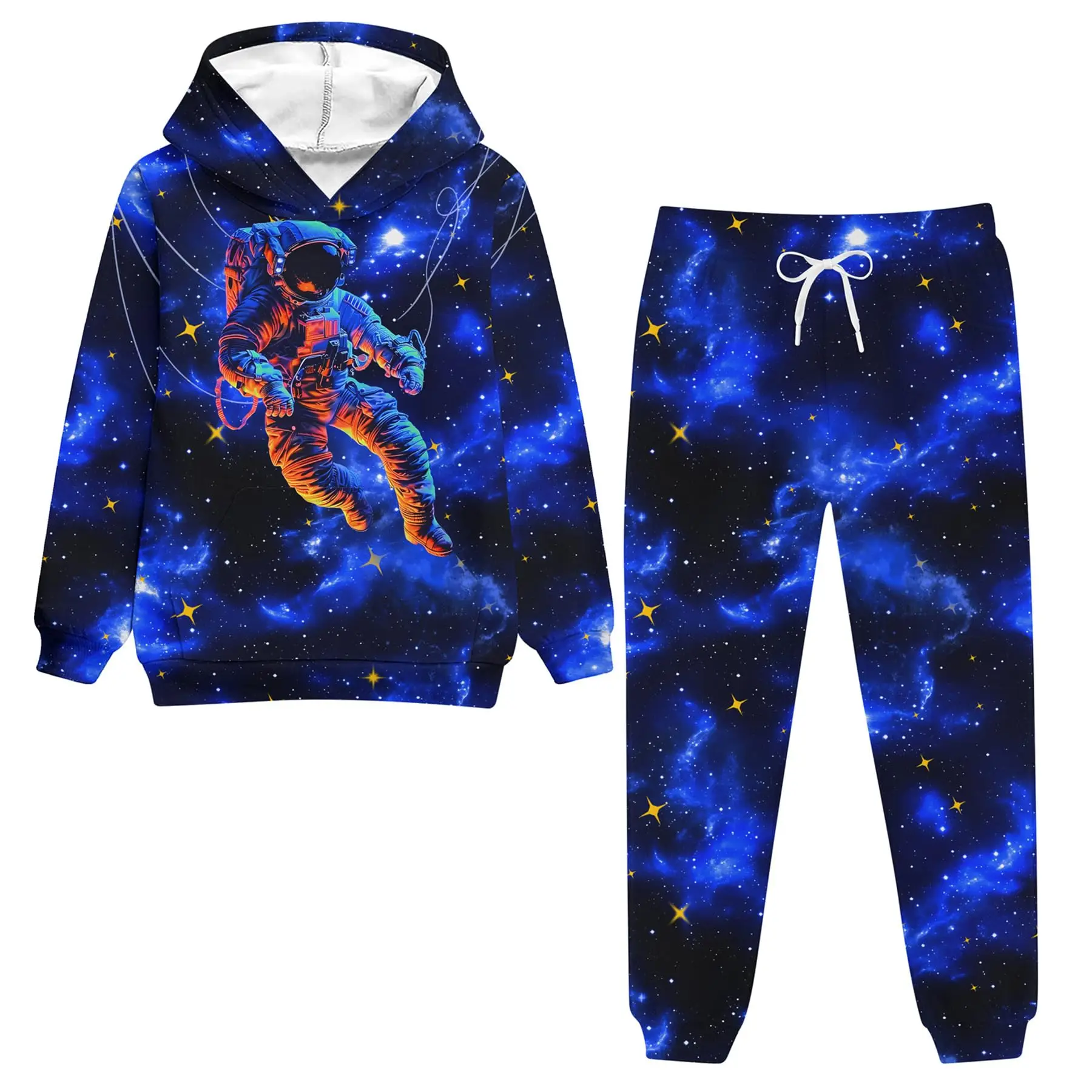 Conjuntos de pantalones con capucha y estampado 3D con gráfico abstracto para hombre, sudaderas informales, pantalones de chándal, trajes de dos piezas, ropa de chándal para hombre