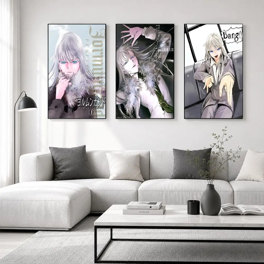Action Packed Spy Anime J-Jormungands Poster High-definition posters, wall art for living room and home decor.