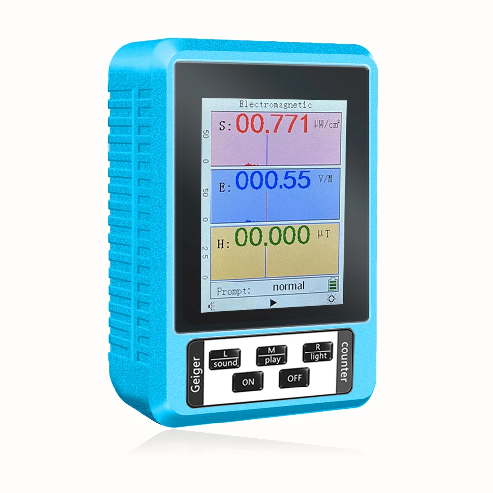 XR-2 Handheld Digital Tester Electromagnetic Radiation Detector High Accuracy Professional Semi-functional Type EMF Meter