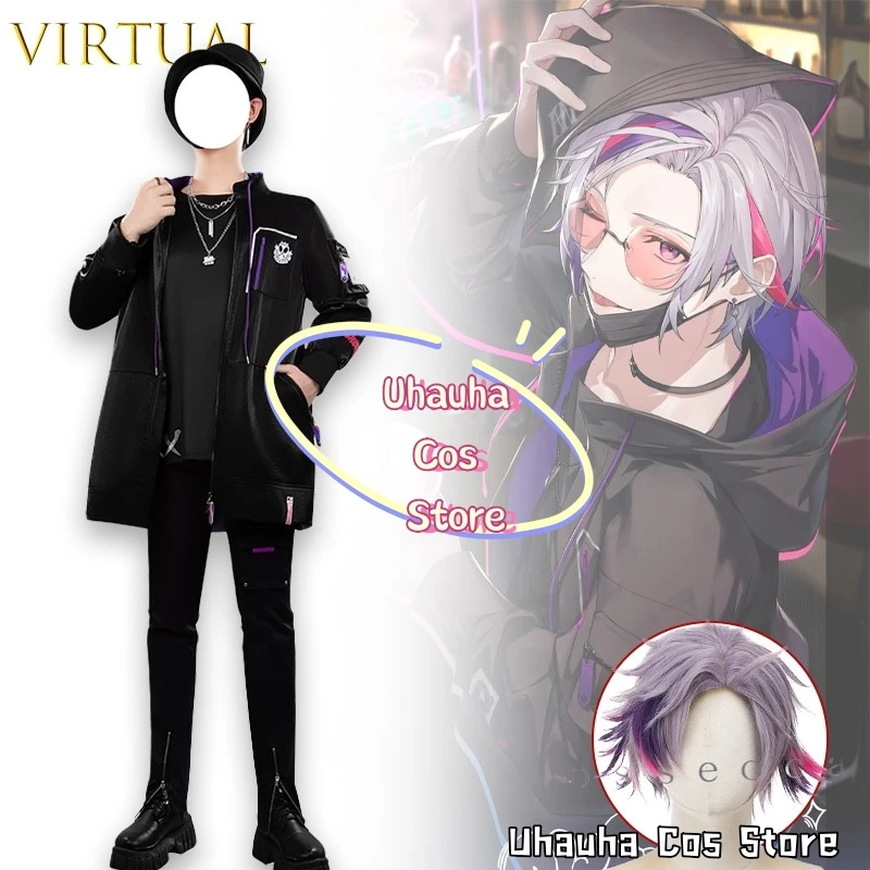 {Uhauha Cos} أزياء Nijisanji Minase Soku الجديدة التأثيرية أزياء أنيمي نمط لعب الأدوار بدلة الهالوين Disfraz Mujer