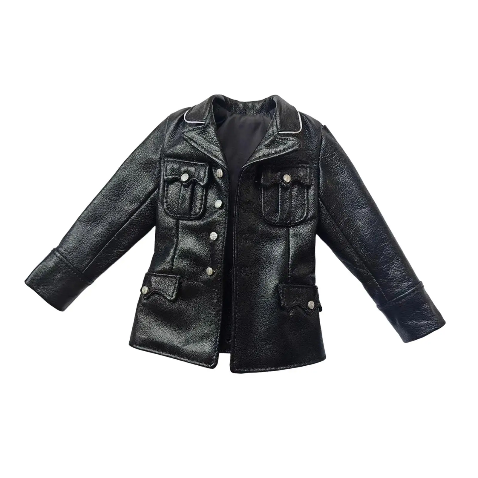 

Одежда для кукол в масштабе 1/6, униформа из искусственной кожи, аксессуар для костюма, для 12-дюймовой мужской фигурки, коллекционная игрушка