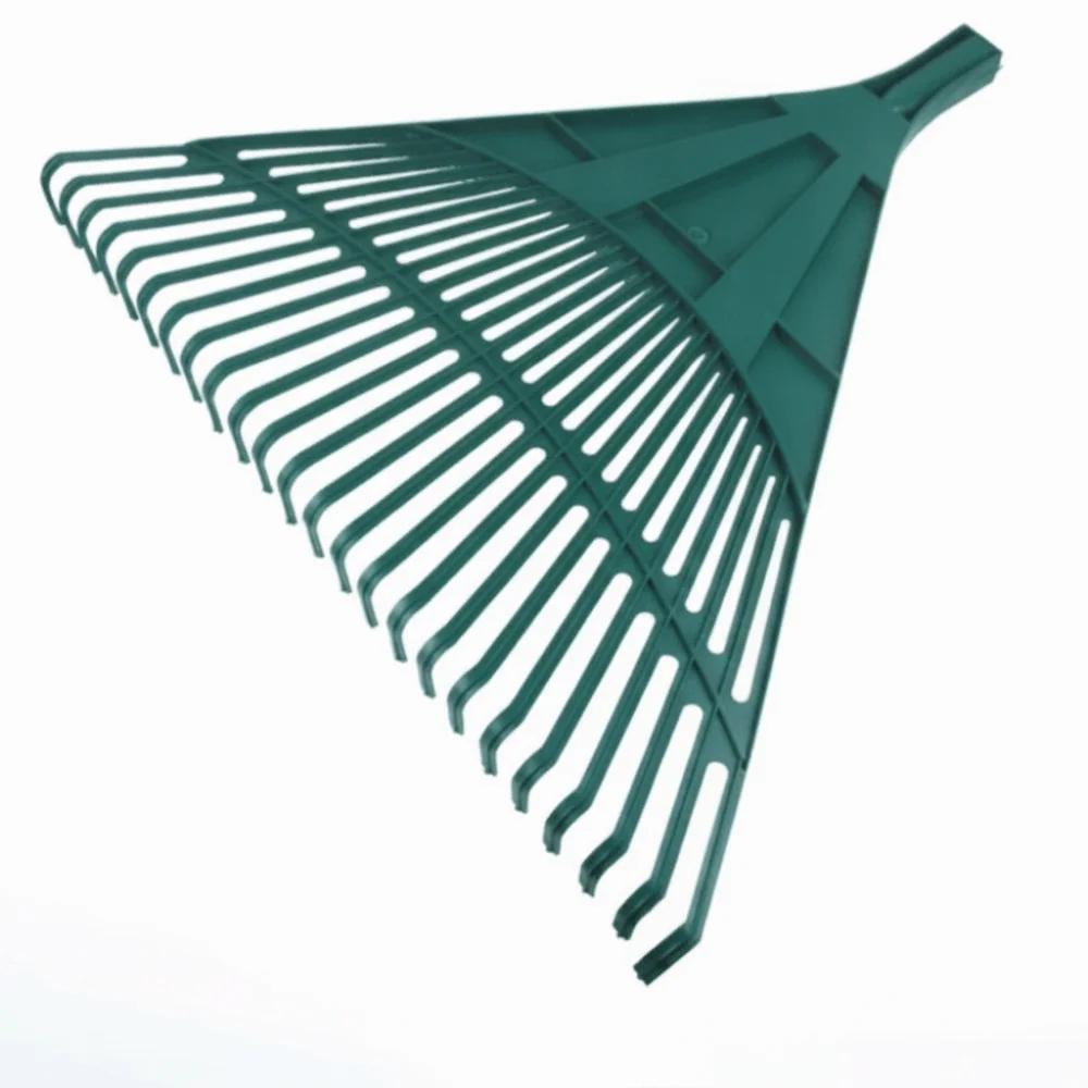 Compost Mixing Plastic Grass Rake High Hardness High Strength Leaf Rake Small Shrub Portable Compact Gardening Tool Flower Beds