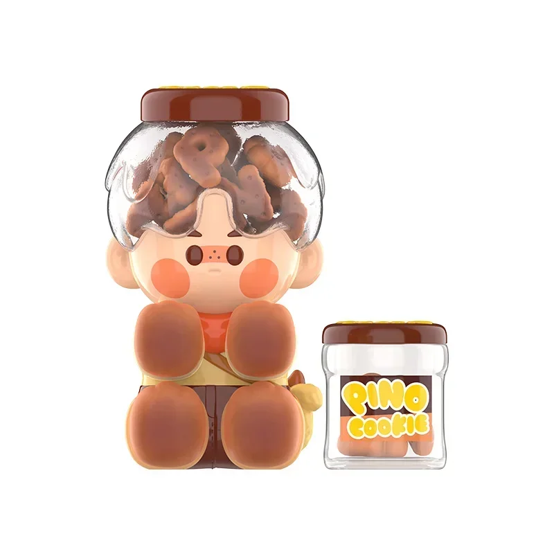 POP MART PINO JELLY Cocoa Cookies Series 100% Original Toys Doll Cute Action Anime Figure Desktop Ornaments Collection Gift