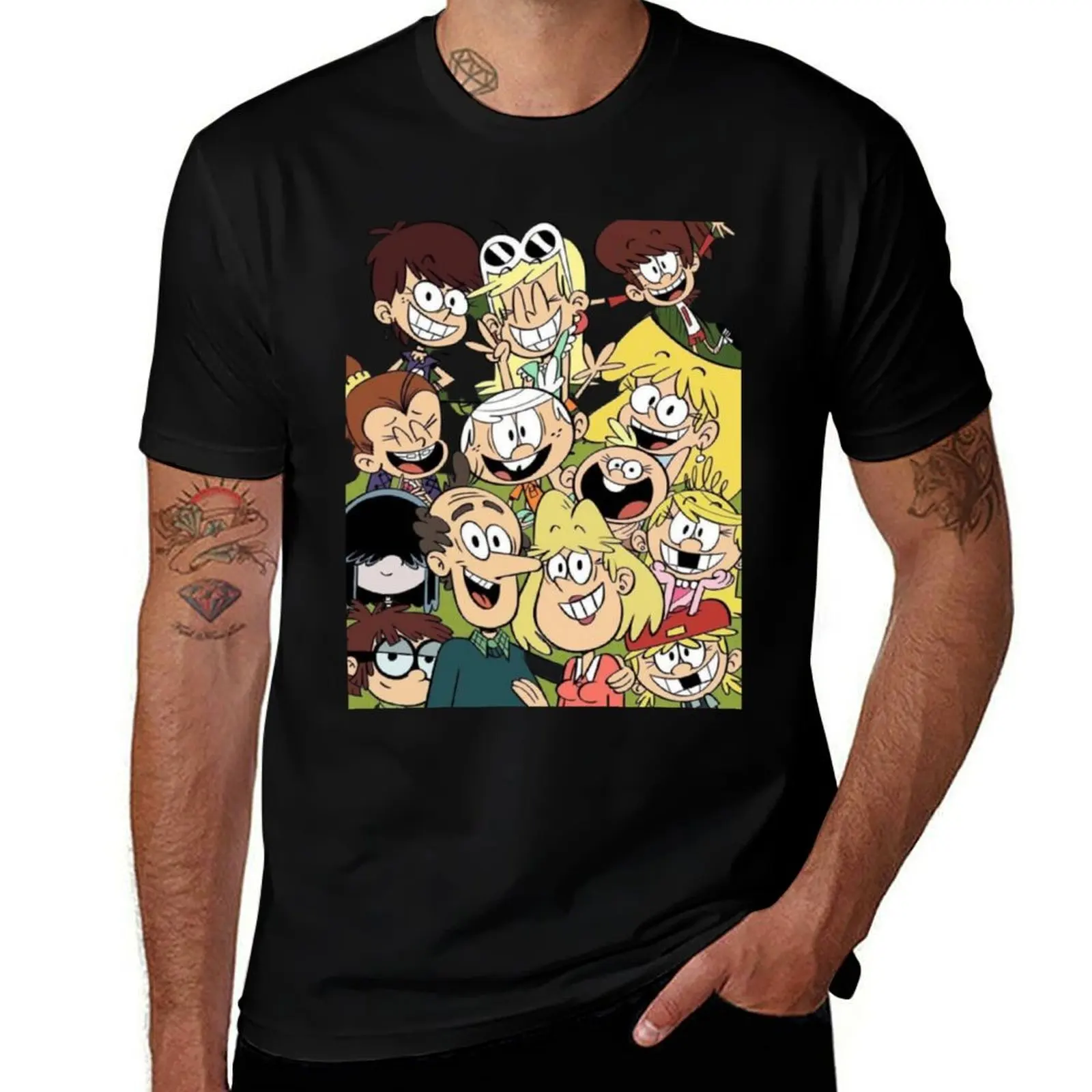 The loud collage T-Shirt t shirts for man cotton T-Shirt